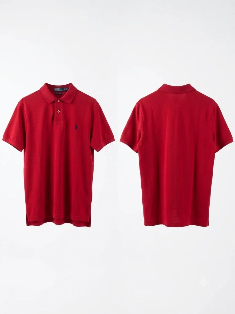 Polo Ralph Lauren Pima Stretch Mesh Men’s Polo Shirt Red Size Large